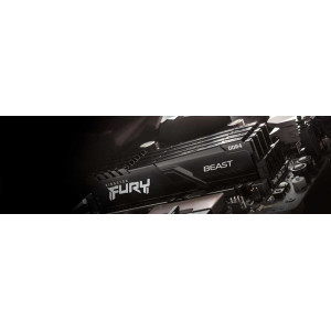DDR4 16Gb 2666MHz PC4 21300 Kingston Fury KF426C16BB/16 Beast Black - 1 