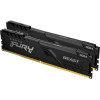 Оперативна пам'ять DDR4 32Gb 2666MHz PC4 21300 Kingston Fury KF426C16BBK2/32 Beast Black (Kit of 2x16)