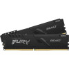 Оперативна пам'ять DDR4 32Gb 2666MHz PC4 21300 Kingston Fury KF426C16BBK2/32 Beast Black (Kit of 2x16)