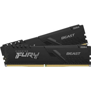 DDR4 32Gb 2666MHz PC4 21300 Kingston Fury KF426C16BBK2/32 Beast Black (Kit of 2x16) - 2 