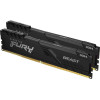 Оперативна пам'ять DDR4 16Gb 3200MHz PC4 25600 Kingston Fury KF432C16BBK2/16 Beast Black (Kit of 2x8)