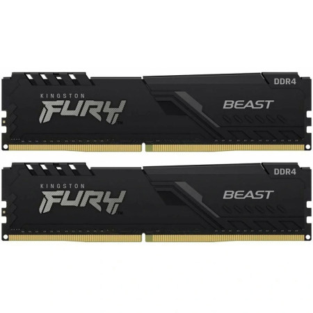 Оперативна пам'ять DDR4 32Gb 3200MHz PC4 25600 Kingston Fury KF432C16BB1K2/32 Beast Black (Kit of 2x16)
