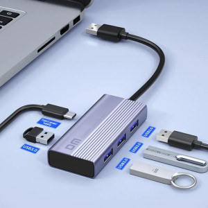 USB хаб для ноутбука и ПК - ЮСБ концентратор с питанием CHB060 - 2 