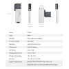 USB картридер microsd - перехідник мікро сд на юсб CR009