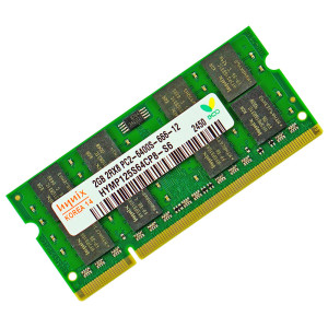 SODIMM DDR2 800 2Gb для ноутбука PC2-6400 HYMP125S64CP8-S6 - 2 