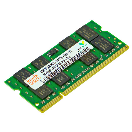Оперативна пам'ять SODIMM DDR2 800 2Gb для ноутбука PC2-6400 HYMP125S64CP8-S6