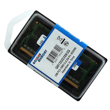Оперативна пам'ять SODIMM DDR3 1333 2Gb для ноутбука 1.5v PC3-10600 GM1333D3S9/2G