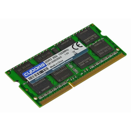 Оперативна пам'ять SODIMM DDR3 1333 8Gb для ноутбука 1.5v PC3-10600 CB1333D3S9/8