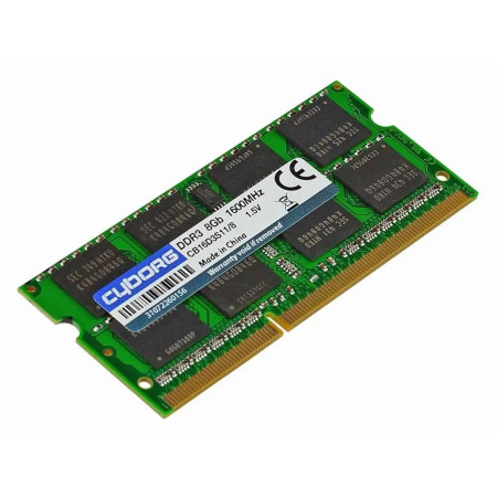 Оперативна пам'ять SODIMM DDR3 1600 8Gb для ноутбука 1.5v PC3-12800 CB16D3S11/8