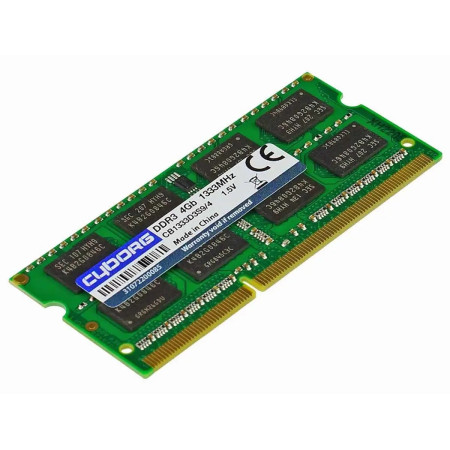 Оперативна пам'ять SODIMM DDR3 1333 4Gb для ноутбука 1.5v PC3-10600 CB1333D3S9/4