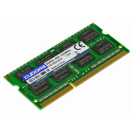 Оперативна пам'ять SODIMM DDR3L 1333 4Gb для ноутбука 1.35v PC3L-10600 CB13D3LS9/4