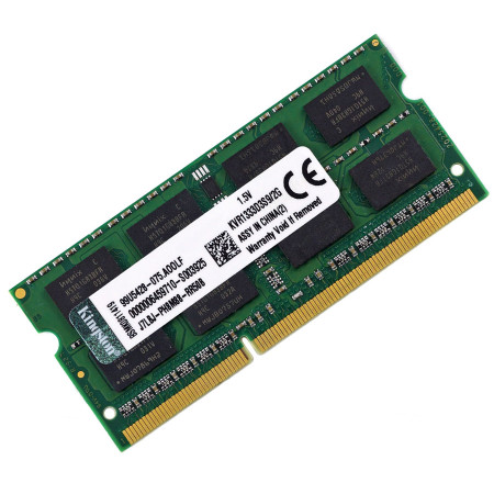 Оперативна пам'ять SODIMM DDR3 1333 2Gb для ноутбука 1.5v PC3-10600 KVR1333D3S9/2G