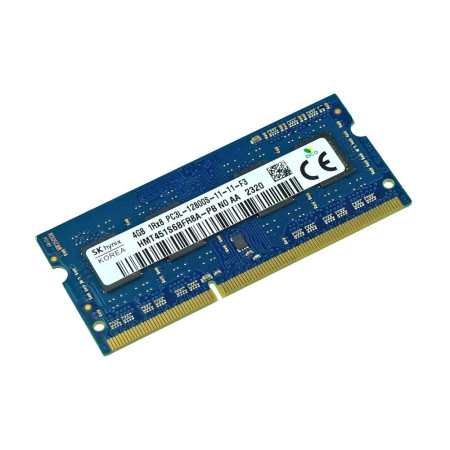 Оперативна пам'ять SODIMM DDR3L 1600 4Gb для ноутбука 1.35v PC3L-12800 HMT451S6BFR8A-PB