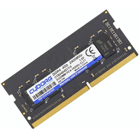 Оперативна пам'ять SODIMM DDR4 2400 4Gb для ноутбука 1.2v PC4-19200 CYB24D4S17/4
