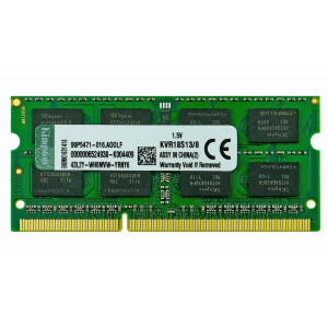 SODIMM DDR3 1866 8Gb для ноутбука 1.5v PC3-14900 KVR18S13/8 - 1 