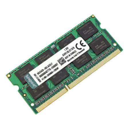 Оперативна пам'ять SODIMM DDR3L 1866 8Gb для ноутбука 1.35v PC3L-14900 KVR18LS13/8