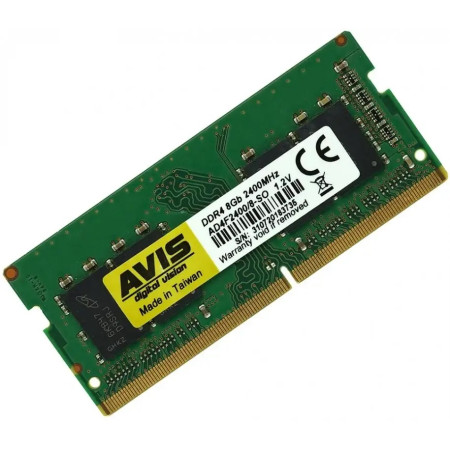 Оперативна пам'ять SODIMM DDR4 2400 8Gb для ноутбука 1.2v PC4-19200 AD4F2400/8-SO