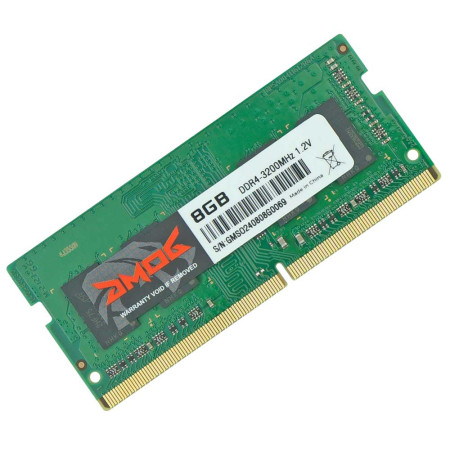 Оперативна пам'ять SODIMM DDR4 3200 8Gb для ноутбука 1.2v PC4-25600 GM32S22S8/8
