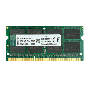 SODIMM DDR3 1600 16Gb для ноутбука 1.5v PC3-12800 KVR16S11/16 - 1 