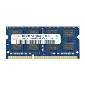 SODIMM DDR3 1333 8Gb для ноутбука 1.5v PC3-10600 HMT351S6BFR8C-H9 - 1 
