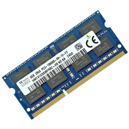 Оперативна пам'ять SODIMM DDR3 1333 8Gb для ноутбука 1.5v PC3-10600 HMT41GS6MFR8C-H9