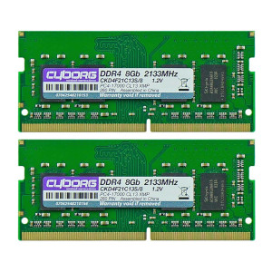 DDR4 2133 16Gb (kit 2x8Gb) для ноутбука 1.2v PC4-17000 CKD4F21C13S/16 - 1 