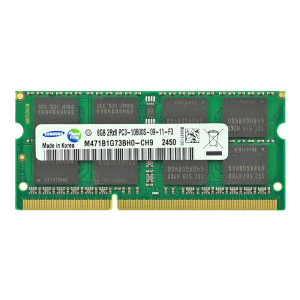 SODIMM DDR3 1333 8Gb для ноутбука 1.5v PC3-10600 Samsung M471B1G73BH0-CH9 - 1 