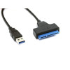 SATA USB перехідник для SSD/HDD диска 2.5/3.5 - шнур (кабель) САТА ЮСБ