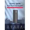 Кишеня для SSD M.2 NVME/NGFF/SATA диска - M2 adapter-перехідник на USB Type-C