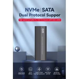 Кишеня для SSD M.2 NVME/NGFF/SATA диска - M2 adapter-перехідник на USB Type-C - 2 