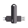 Зовнішній диск SSD 128GB USB 3.2 Type-A/USB Type-C – портативний твердотільний накопичувач DM US580-128