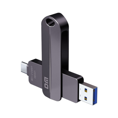 Зовнішній диск SSD 256GB USB 3.2 Type-A/USB Type-C – портативний твердотільний накопичувач DM US580-256