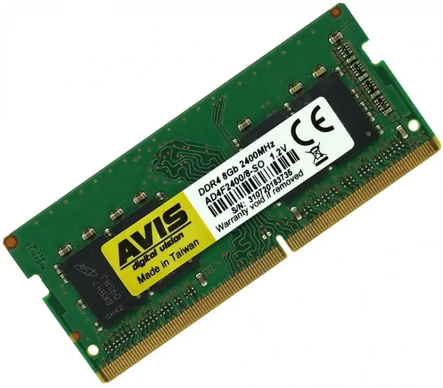 Купити SODIMM DDR4 2400 8Gb для ноутбука 1.2v PC4-19200 AD4F2400/8